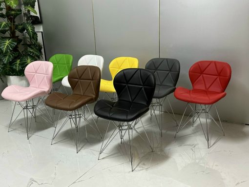 Ghế Eames Chân Sắt Mẫu Mới 245