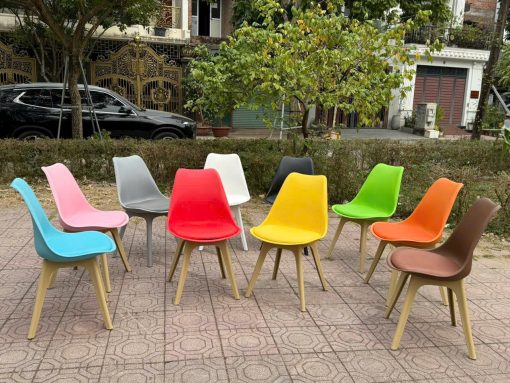 Ghế Eames Mặt Đệm Chân Nhựa NHập Khẩu G2132